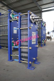 食品加熱冷卻殺菌專用38快速接口的德孚板式換熱器