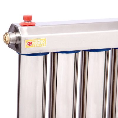 【豪華之星】廠家批發 家用不銹鋼換熱器 51、76 不銹鋼柱式換熱器 家居采暖換熱器圖片_高清圖_細節圖-衡水明睿能源設備 -